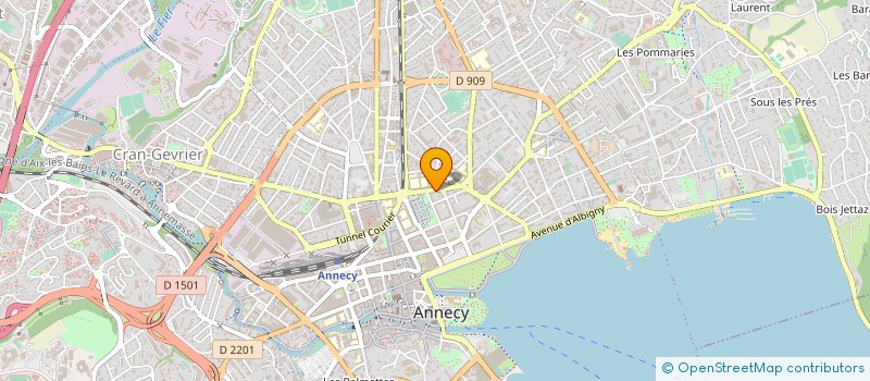 localisation de l'entreprise EDEL TECHNIQ APPLICAT MATIERE PLASTIQUE à ANNECY