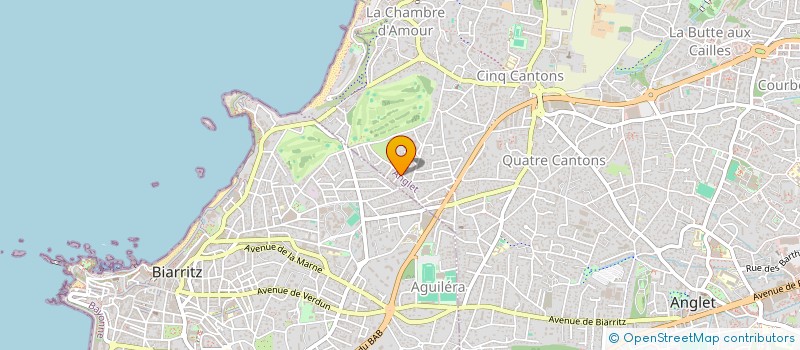 localisation de l'entreprise EDELAIA CONSULTING  ANGLET