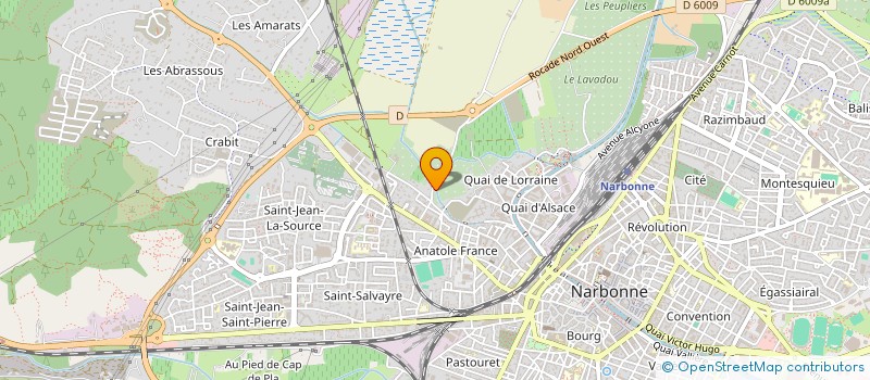 localisation de l'entreprise EDELCHA à NARBONNE