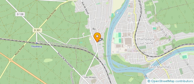 localisation de l'entreprise EDELCO  THOMERY