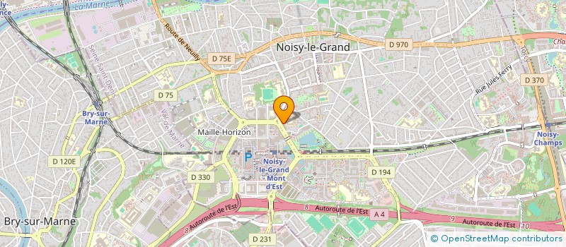 localisation de l'entreprise EDELEC à NOISY-LE-GRAND