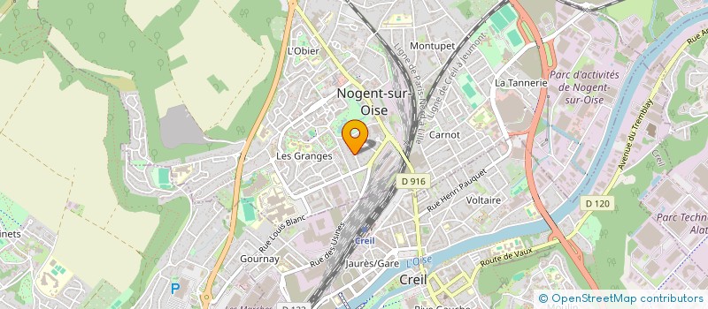 localisation de l'entreprise EDELEC AUTOMATISME à NOGENT-SUR-OISE