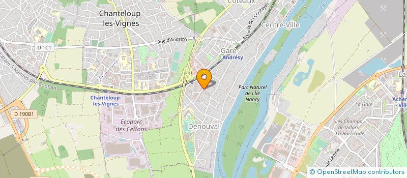 localisation de l'entreprise EDELEV à ANDRESY