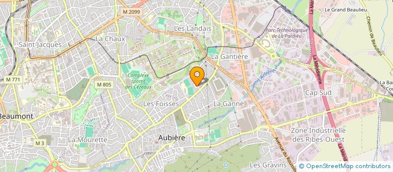 localisation de l'entreprise EDELI ENTREPRISES D'ELEVES DE L'IFMA à AUBIERE