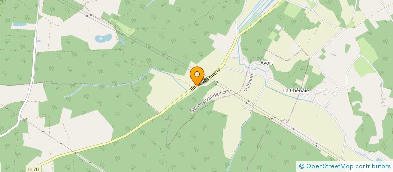 localisation de l'entreprise EDELIN  BRISSAC LOIRE AUBANCE