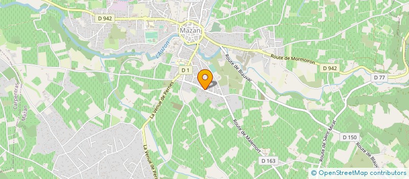 localisation de l'entreprise EDELINSKI  MAZAN