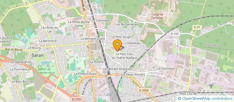localisation de l'entreprise EDELIOS à SARAN