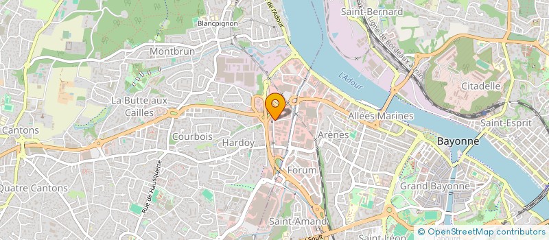 localisation de l'entreprise EDELLE à ANGLET