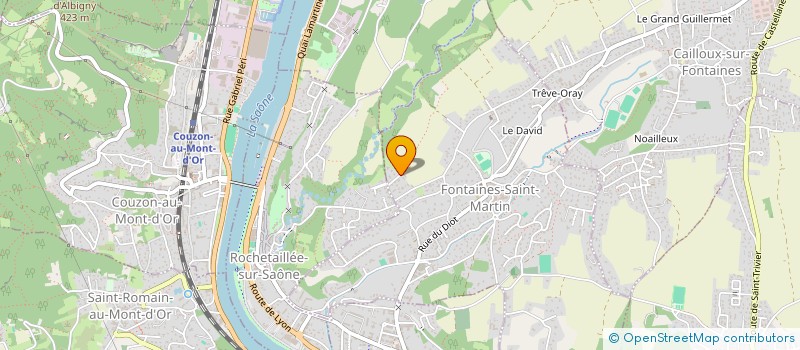 localisation de l'entreprise EDELMURS  FONTAINES-SAINT-MARTIN