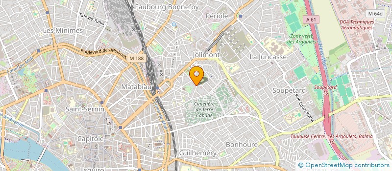 localisation de l'entreprise EDELOU à TOULOUSE