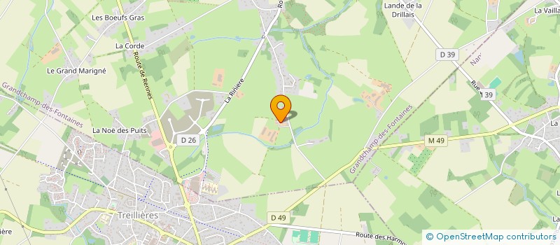 localisation de l'entreprise EDELS PRO  GRANDCHAMP-DES-FONTAINES