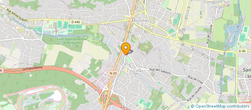 localisation de l'entreprise EDELSS à LINAS