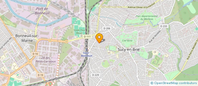 localisation de l'entreprise EDELSTRAT  SUCY-EN-BRIE