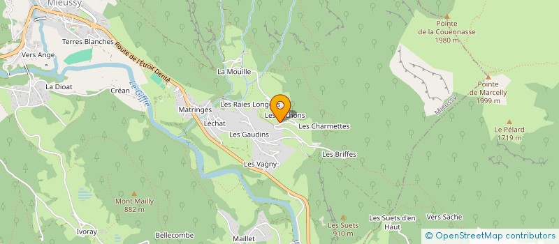 localisation de l'entreprise EDELWEISS 2020  MIEUSSY