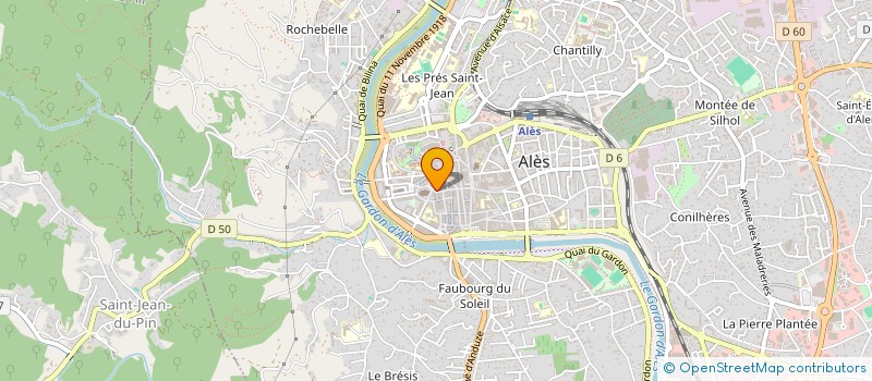 localisation de l'entreprise EDELWEISS à ALES