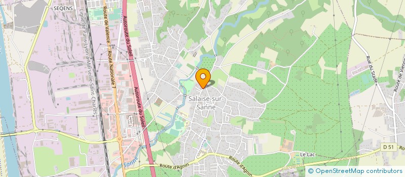 localisation de l'entreprise EDELWEISS  SALAISE-SUR-SANNE