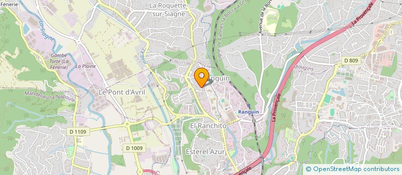 localisation de l'entreprise EDELWEISS à CANNES
