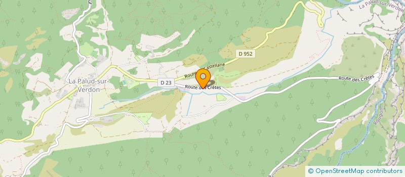 localisation de l'entreprise EDELWEISS à LA PALUD-SUR-VERDON