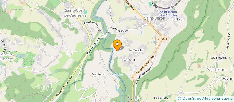 localisation de l'entreprise EDELWEISS  SAINT-BERON