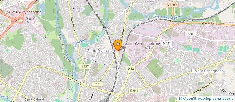 localisation de l'entreprise EDELWEISS  GOND-PONTOUVRE