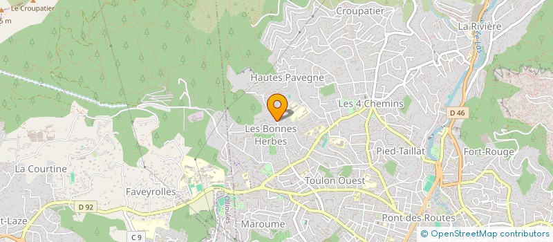 localisation de l'entreprise EDELWEISS  TOULON