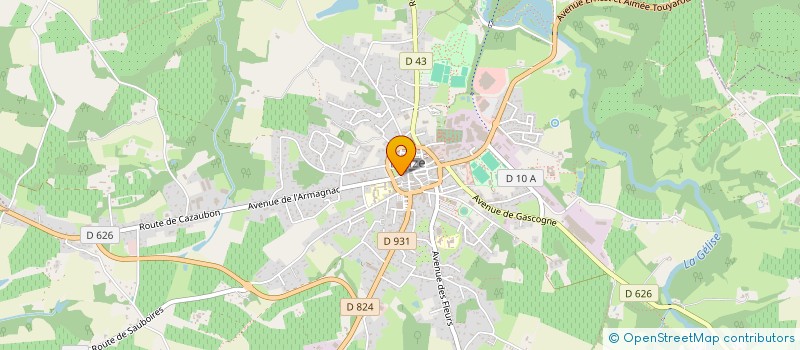 localisation de l'entreprise EDELWEISS  EAUZE