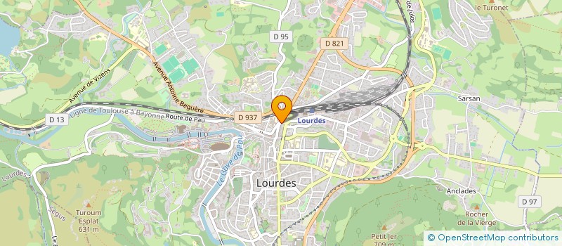 localisation de l'entreprise EDELWEISS  LOURDES