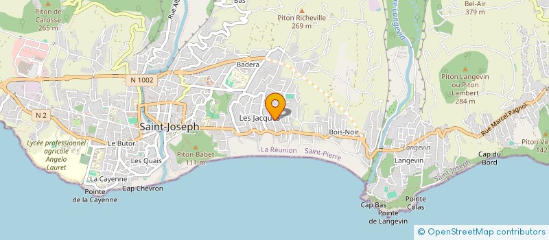 localisation de l'entreprise EDELWEISS à SAINT-JOSEPH
