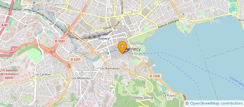 localisation de l'entreprise EDELWEISS à ANNECY