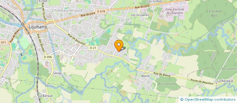 localisation de l'entreprise EDELWEISS à LOUHANS