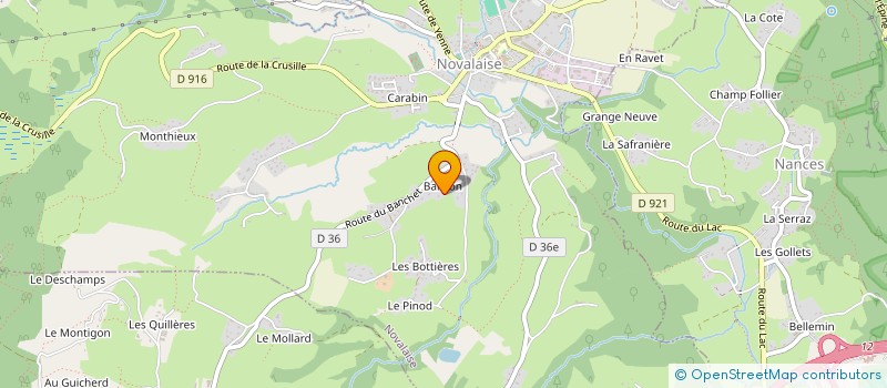 localisation de l'entreprise EDELWEISS  NOVALAISE