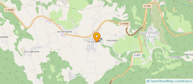 localisation de l'entreprise EDELWEISS à MEOLANS REVEL