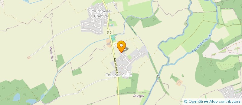 localisation de l'entreprise EDELWEISS  COIN-SUR-SEILLE