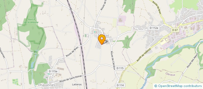 localisation de l'entreprise EDELWEISS  MARSAZ