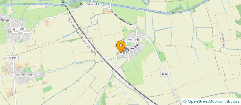 localisation de l'entreprise EDELWEISS  INGENHEIM