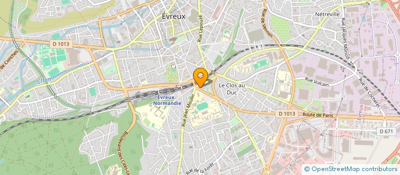 localisation de l'entreprise EDELWEISS à EVREUX