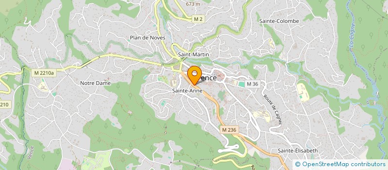localisation de l'entreprise EDELWEISS à VENCE