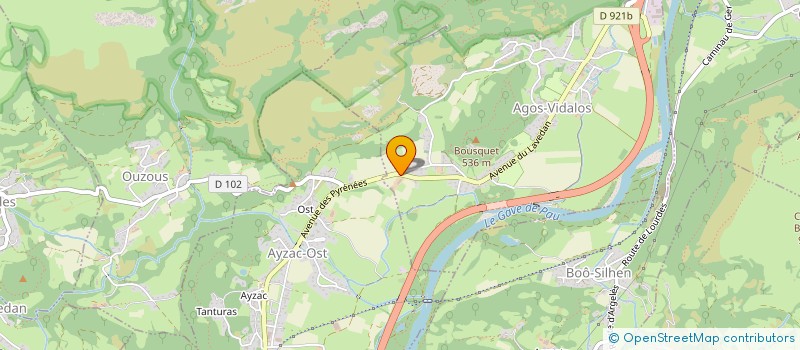 localisation de l'entreprise EDELWEISS AUTO  AGOS-VIDALOS