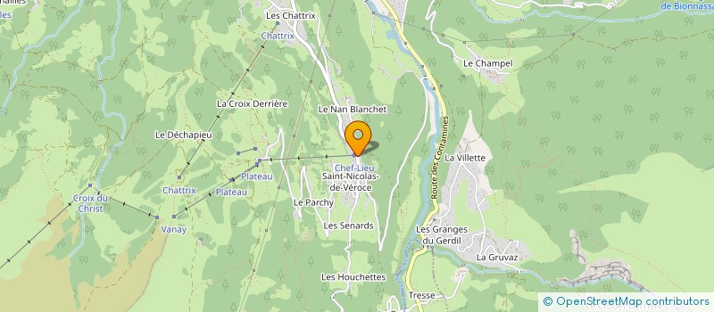 localisation de l'entreprise EDELWEISS BETTEX  SAINT-GERVAIS-LES-BAINS