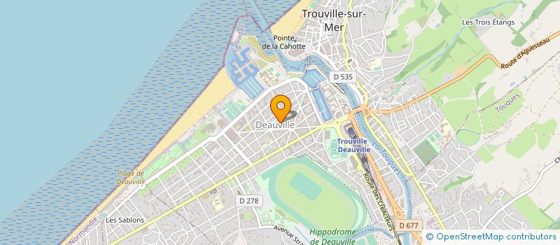 localisation de l'entreprise EDELWEISS DISTRIBUTION  DEAUVILLE