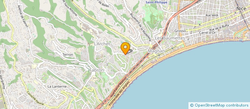localisation de l'entreprise EDELWEISS GARDENS  NICE