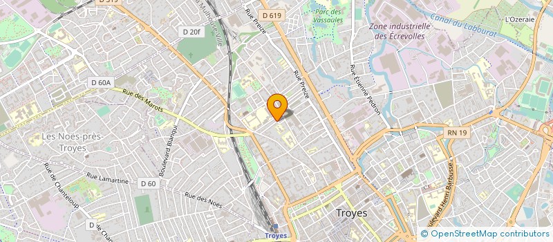 localisation de l'entreprise EDELWEISS MONT D'ARBOIS à TROYES