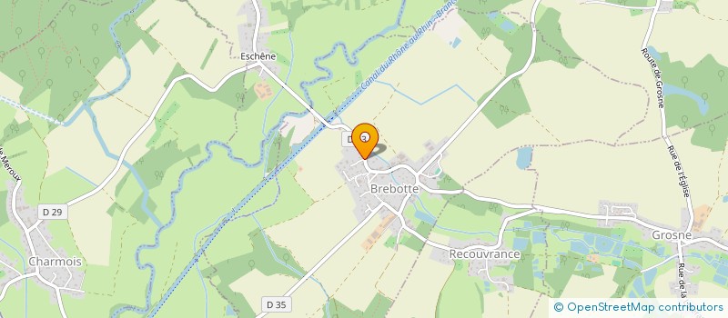 localisation de l'entreprise EDELWEISS MPJF  BREBOTTE