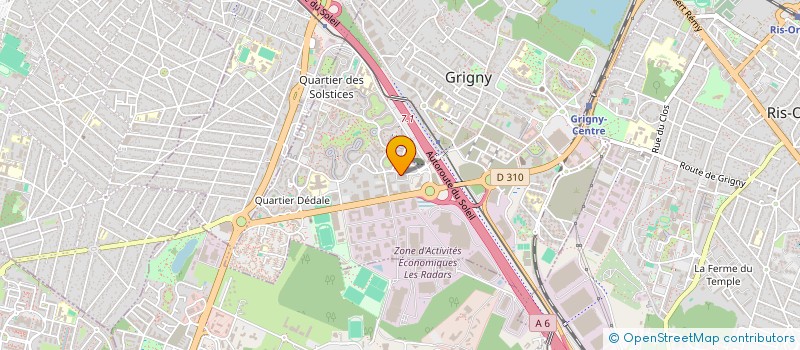 localisation de l'entreprise EDELWEISS SERVICE à GRIGNY