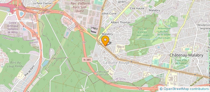 localisation de l'entreprise EDELYS à CHATENAY-MALABRY