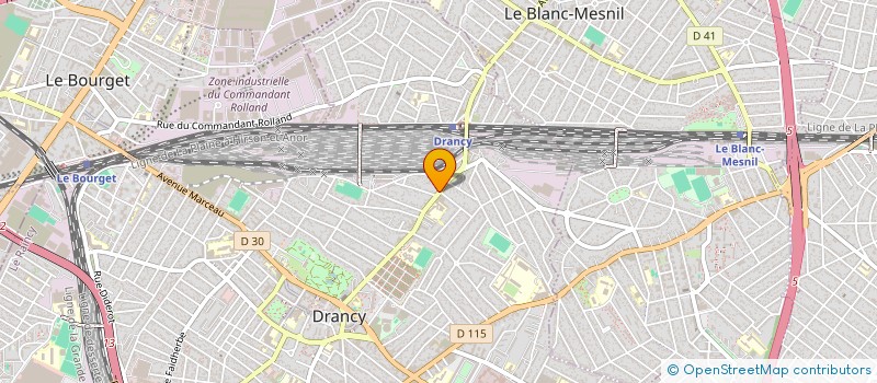 localisation de l'entreprise EDEM à DRANCY