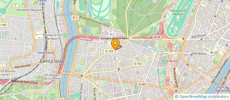 localisation de l'entreprise EDEM à BOULOGNE-BILLANCOURT