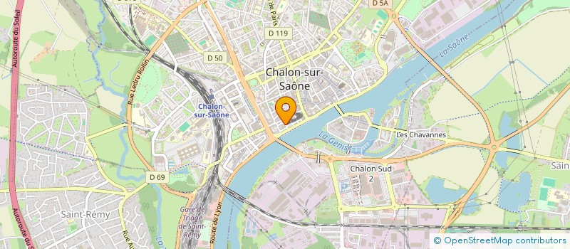 localisation de l'entreprise EDEM CAR  CHALON-SUR-SAONE