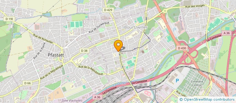 localisation de l'entreprise EDEM.DISTRI  MULHOUSE