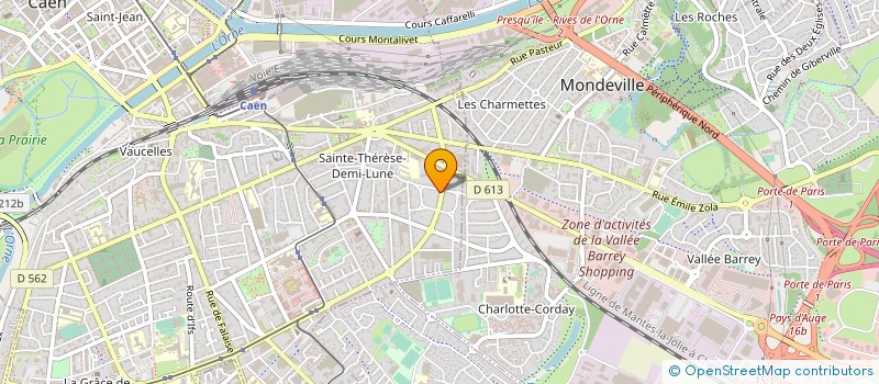 localisation de l'entreprise EDEMAF à CAEN